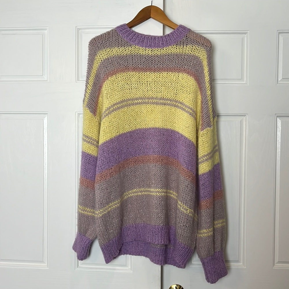 Pastel Oversized Knit Sweater